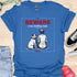 Beware crazy bulldog lady - V1 - The Sign T-Shirt
